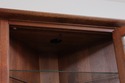 73227:STICKLEY Mission Oak Leaded Glass Corner Cab