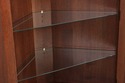 73227:STICKLEY Mission Oak Leaded Glass Corner Cab