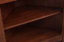 73227:STICKLEY Mission Oak Leaded Glass Corner Cab