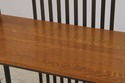 73228: STICKLEY Oak 4 Tier Metal Bookshelf Bakers 