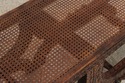 73235: French Louis XIV Double Seat Cane Bench