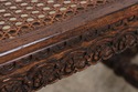 73235: French Louis XIV Double Seat Cane Bench