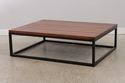 73247: RALPH LAUREN Industrial Wood Top Coffee Tab