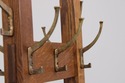 73253: STICKLEY Mission Oak Double Coat Rack Hall 