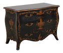 L73257: MAITLAND SMITH Louis XV Style Black & Gold
