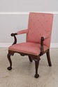 73258: Georgian Chippendale Style Mahogany Arm Cha