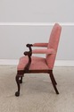 73258: Georgian Chippendale Style Mahogany Arm Cha