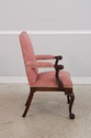 73258: Georgian Chippendale Style Mahogany Arm Cha