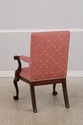 73258: Georgian Chippendale Style Mahogany Arm Cha