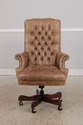 F73259: LEXINGTON Tufted Leather Executive Desk Ch
