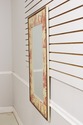 73262: Chintz Crackle Painted Red And Cream Wall M