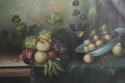 F73264: Oil On Canvas Still Life Painting of Fruit