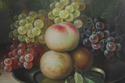 F73264: Oil On Canvas Still Life Painting of Fruit