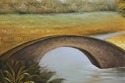 F73265: Vintage Oil on Canvas Painting of Farmhous