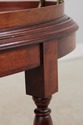 F73268: English Edwardian Inlaid Mahogany Oval Tra