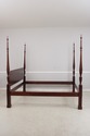 73277: Rice Carved King Size Carved Mahogany Poste