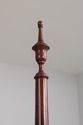 73277: Rice Carved King Size Carved Mahogany Poste