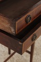 LF73278: Antique Edwardian 2 Drawer Inlaid Mahogan