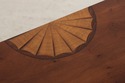 L73270: TROSBY Inlaid Yew Wood Demilune Cabinet Co