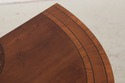 L73270: TROSBY Inlaid Yew Wood Demilune Cabinet Co