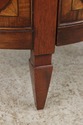 L73270: TROSBY Inlaid Yew Wood Demilune Cabinet Co