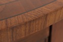 L73270: TROSBY Inlaid Yew Wood Demilune Cabinet Co