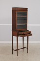 F73279: Antique Edwardian 2 Drawer Inlaid Mahogany