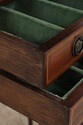 F73279: Antique Edwardian 2 Drawer Inlaid Mahogany