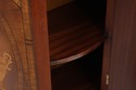L73270: TROSBY Inlaid Yew Wood Demilune Cabinet Co