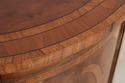 L73270: TROSBY Inlaid Yew Wood Demilune Cabinet Co