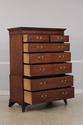 F73282: Antique 19th Century Chippendale Style Mah
