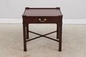 L73293: Pair of BAKER Chippendale Mahogany Lamp Ta
