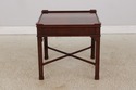 L73293: Pair of BAKER Chippendale Mahogany Lamp Ta