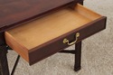 L73293: Pair of BAKER Chippendale Mahogany Lamp Ta
