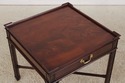 L73293: Pair of BAKER Chippendale Mahogany Lamp Ta