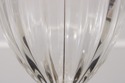 F73295: Pair Sunning Italian Brass & Crystal Urn S