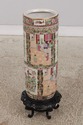 F73302: Antique Chinese Familia Rose Umbrella Stan
