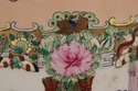 F73302: Antique Chinese Familia Rose Umbrella Stan