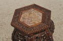 LF73310: Chinese Antique Hexagonal Carved Plant St