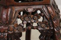 LF73310: Chinese Antique Hexagonal Carved Plant St