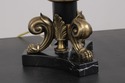 F73312: Pair Of Bronze Empire Style Candestick Lam