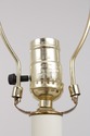 F73312: Pair Of Bronze Empire Style Candestick Lam