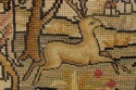 F73345: Antique English Mahogany Needlepoint