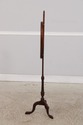 F73349: Antique 18th C. Mahogany Firescreen w. Cre
