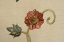 F73349: Antique 18th C. Mahogany Firescreen w. Cre