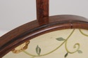 F73349: Antique 18th C. Mahogany Firescreen w. Cre