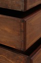 L73363: Antique Bench Made Century Inlaid Walnut S