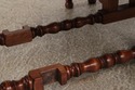 73370: Custom Made Large Walnut Gateleg Drop Leaf 