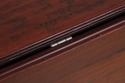 73370: Custom Made Large Walnut Gateleg Drop Leaf 