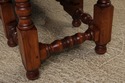 73370: Custom Made Large Walnut Gateleg Drop Leaf 
